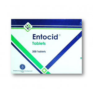 ENTOCID ( DI-IODOHYDROXYQUINOLINE 200 MG + PHTHALYLSULFATHIAZOL 20 MG + STREPTOMYCIN 200 MG ) 10 TABLETS 20 STRIPS